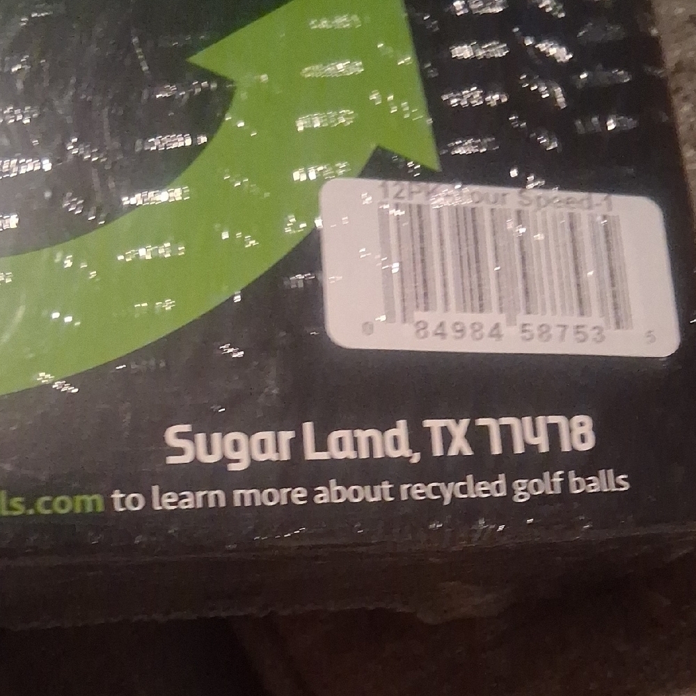 Lost Golf Balls Recycled Golf Balls 12-Pack Sealed Box - Picture 5 of 5